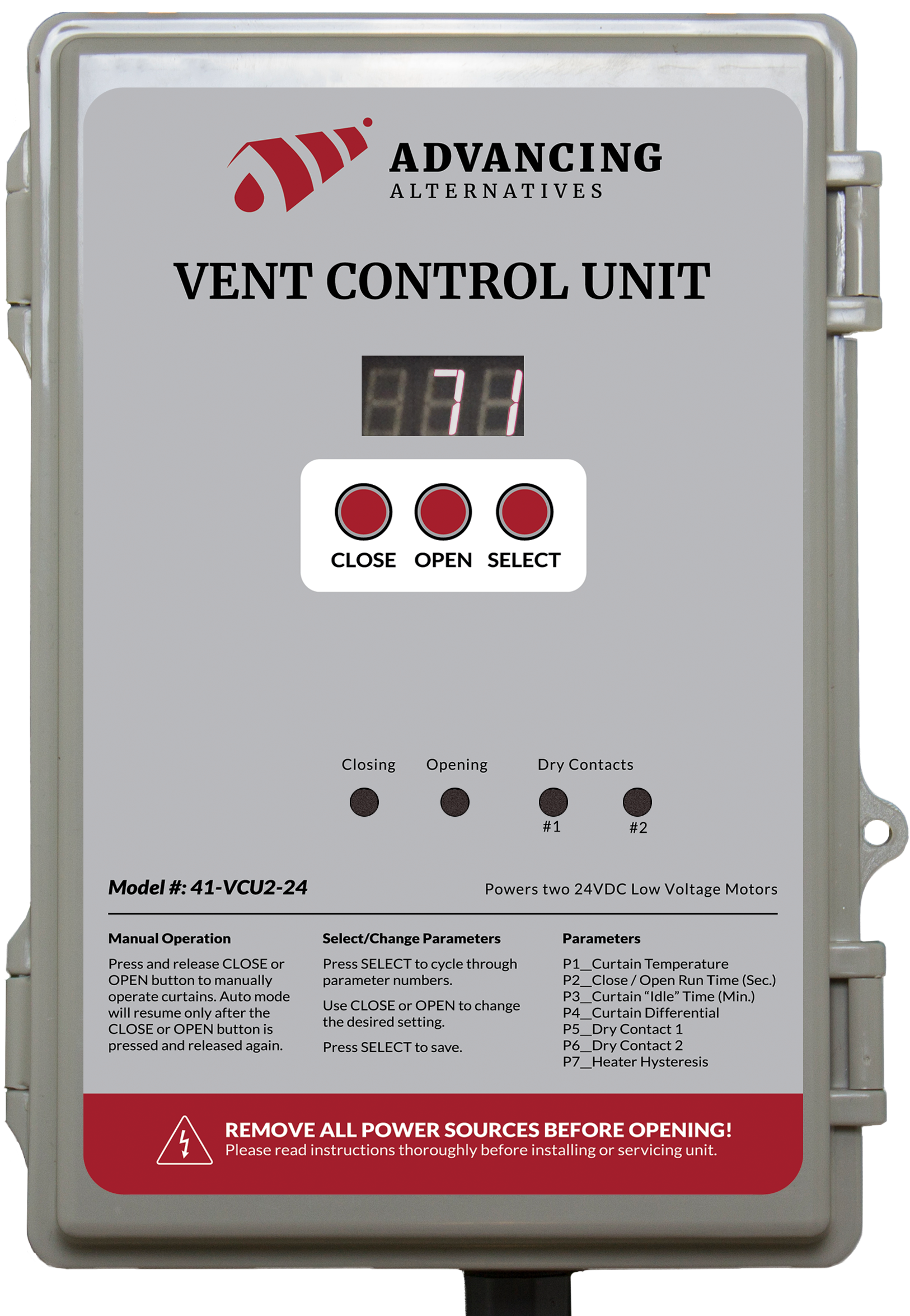 Advancing Alternatives VCU2-24 Environmental Controller - Climate Controls